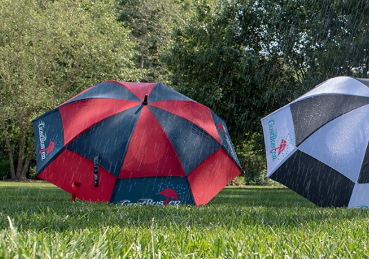 Golfing umbrellas