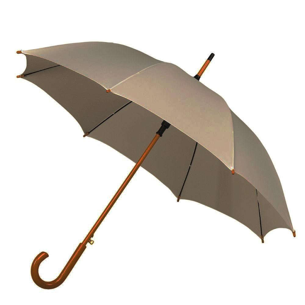 Beige Walking Windproof Umbrella