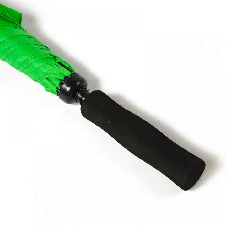 Shamrock Green Plain Cheap Golf Umbrella UK Handle