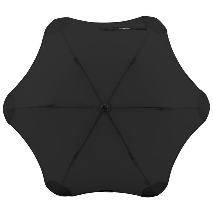 Metro Black Windproof Blunt Umbrella Top Canopy