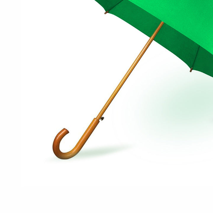 Green Wood Stick Walking Umbrella