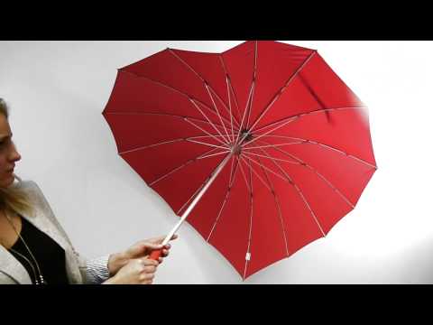 Red Heart Umbrella by Soake