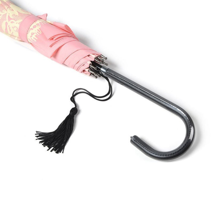 Boutique Vintage Stick Pink Wedding Umbrella Handle