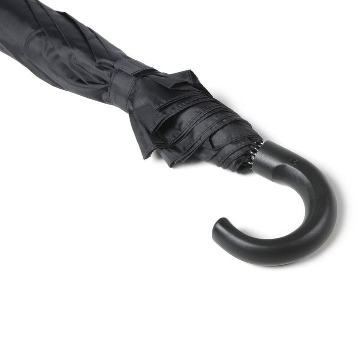 Black Budget Compact Mens Umbrella Handle