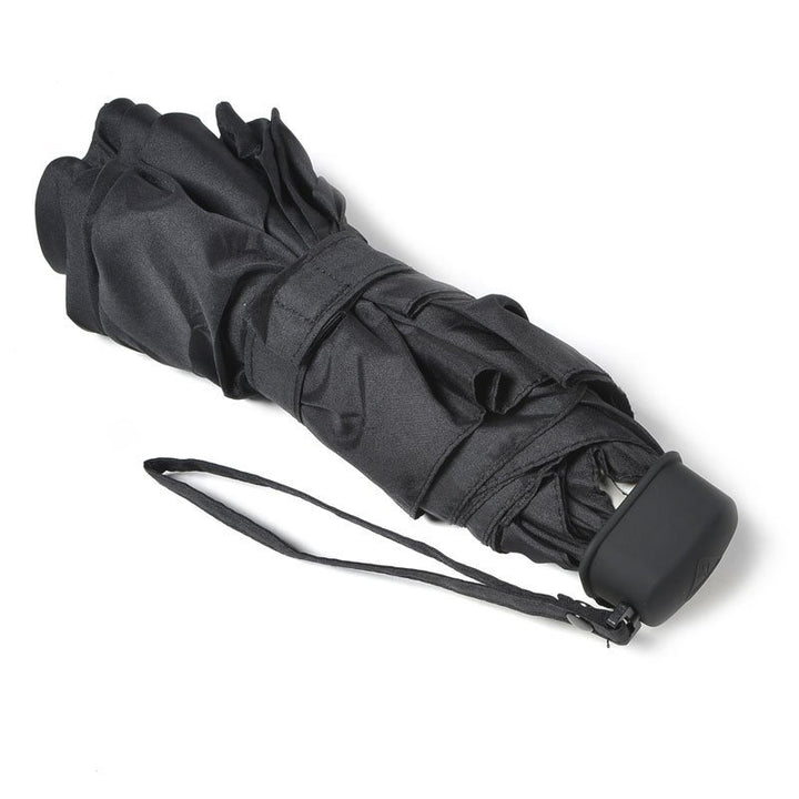 Ultralite Gents Black Folding Mens Umbrella Handle