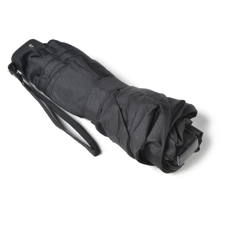 Ultralite Gents Black Folding Mens Umbrella Tip