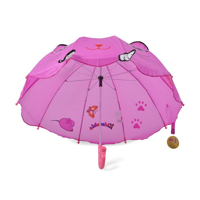 Kidorable Lucky Cat Kids Umbrella Under Canopy