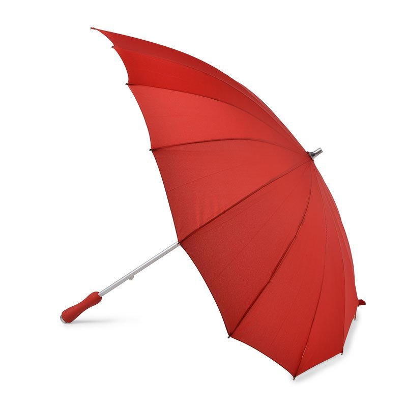 Red Heart Shaped Umbrella Side Canopy