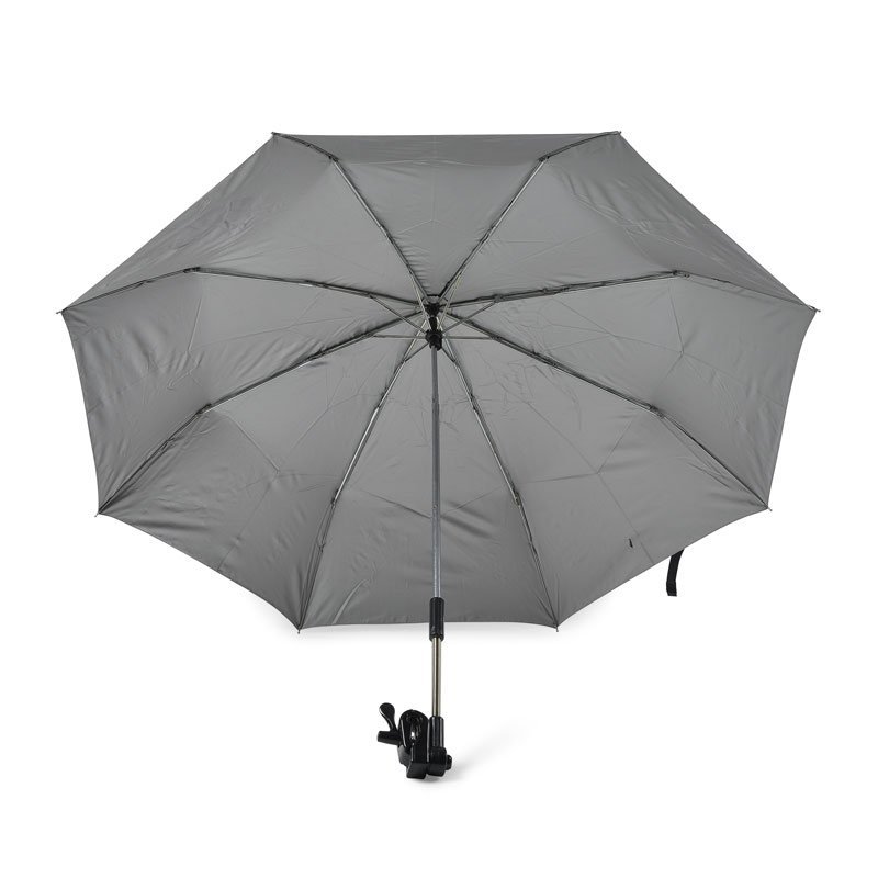 Black Buggy Kids Umbrella Under Canopy
