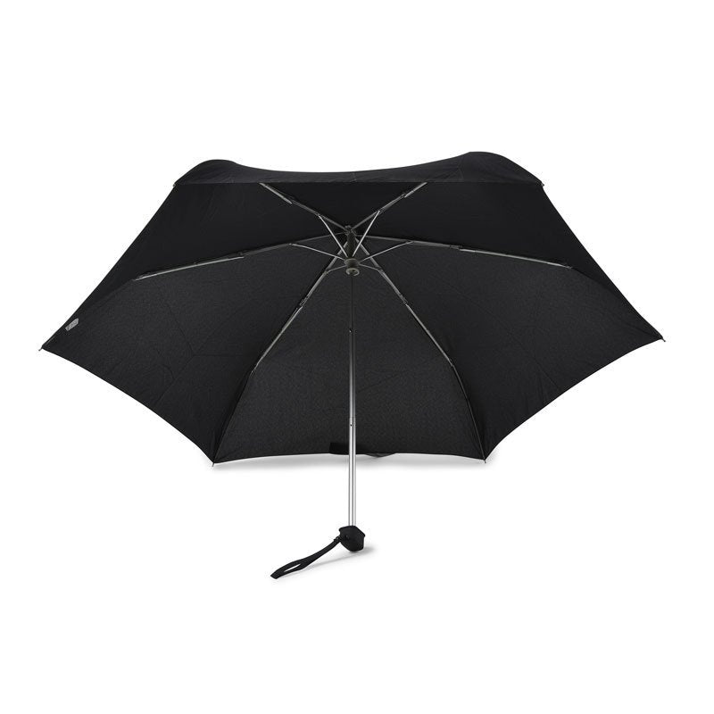 Ultralite Gents Black Folding Mens Umbrella Under Canopy