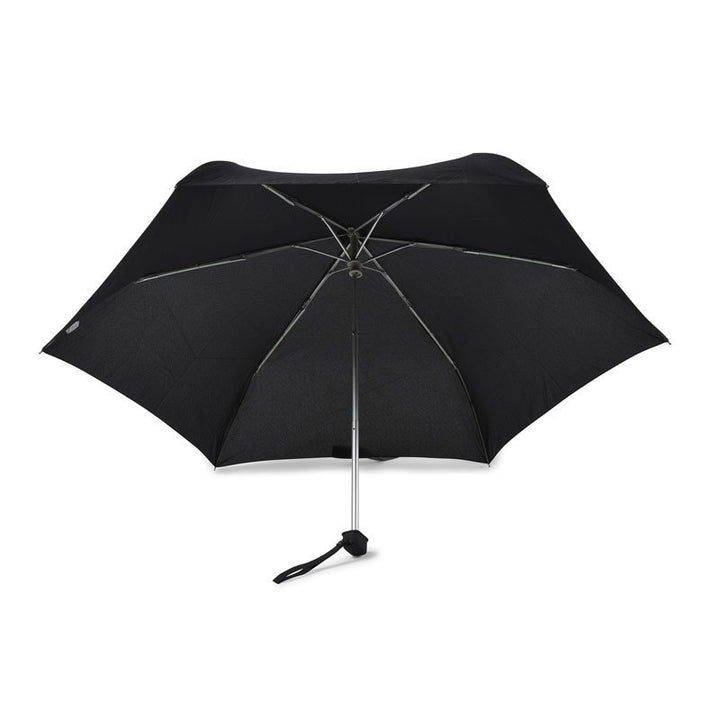 Ultralite Gents Black Folding Mens Umbrella Under Canopy