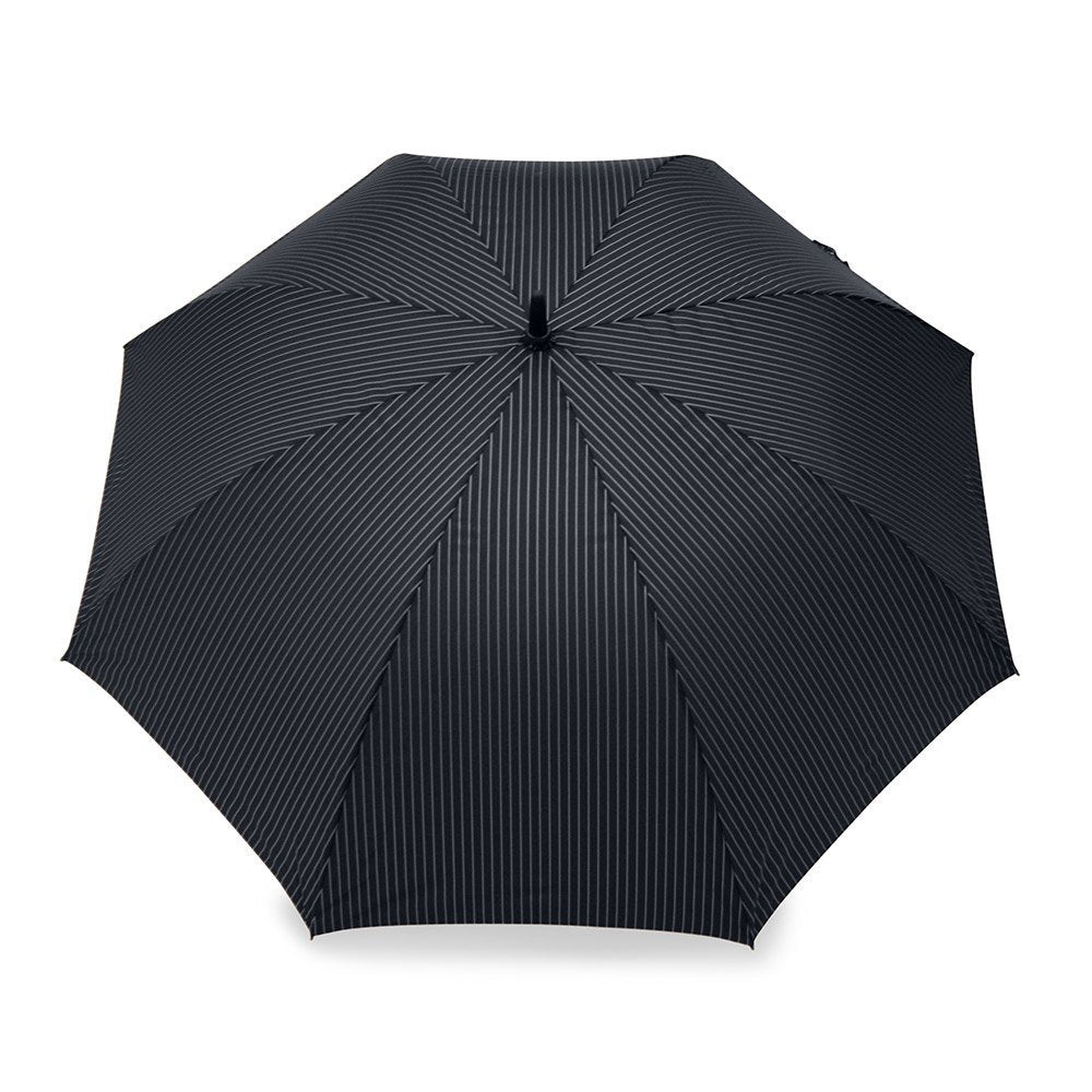 Knightsbridge City Stripe Navy Walking Mens Umbrella Top Canopy