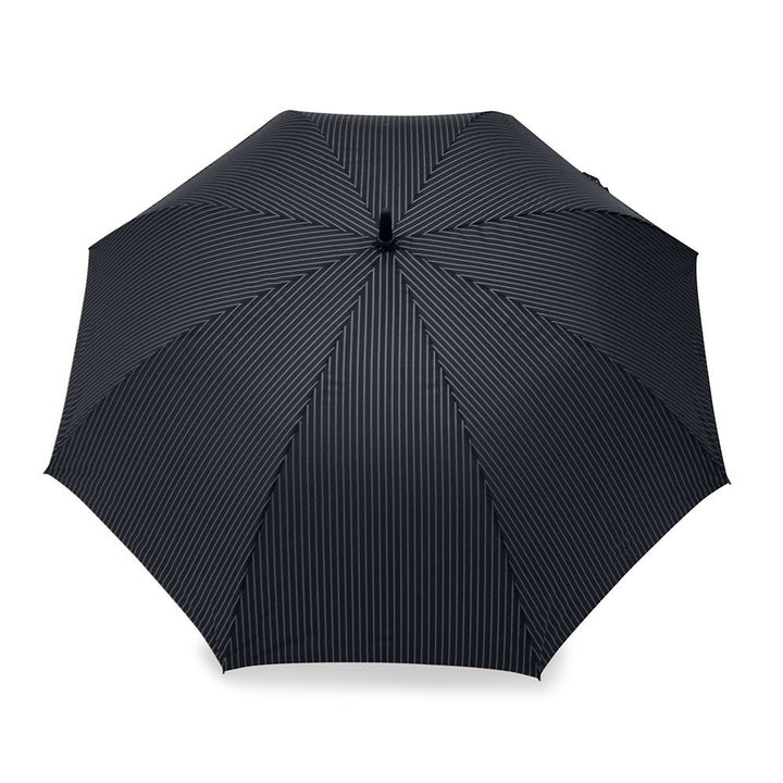 Knightsbridge City Stripe Navy Walking Mens Umbrella Top Canopy