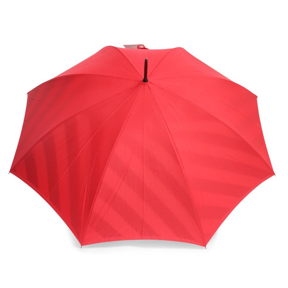 Lulu Guinness Diagonal Stripe Bloomsbury Double Canopy Walking Ladies Umbrella Top Canopy