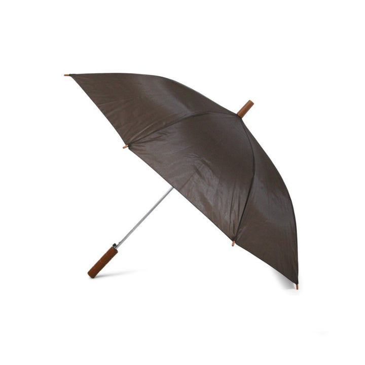 Plain Brown Jollybrolly Cheap Umbrella UK Side Canopy