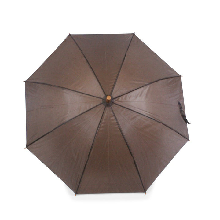 Plain Brown Jollybrolly Cheap Umbrella UK Top Canopy