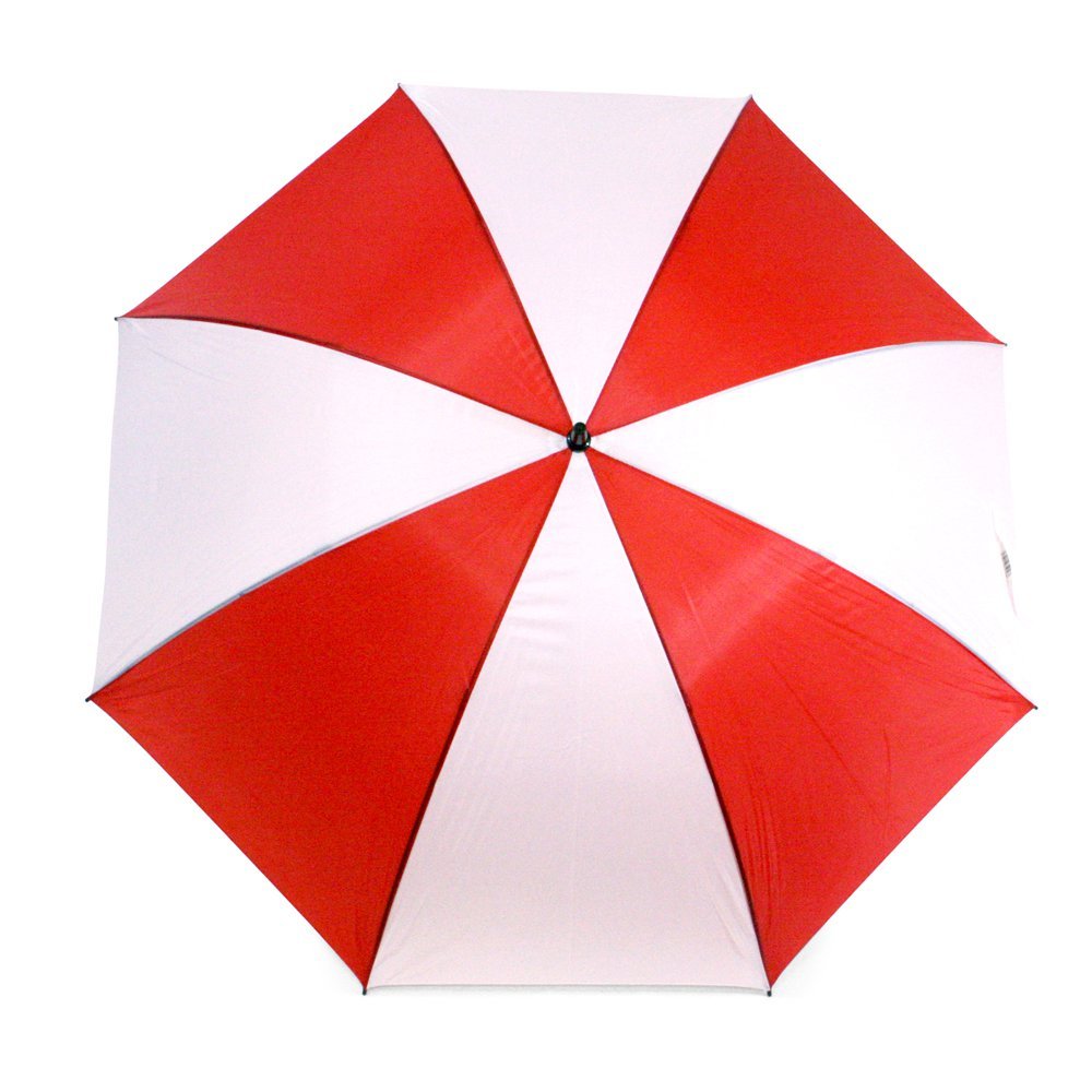 Red and White Plain Cheap Golf Umbrella Top Canopy