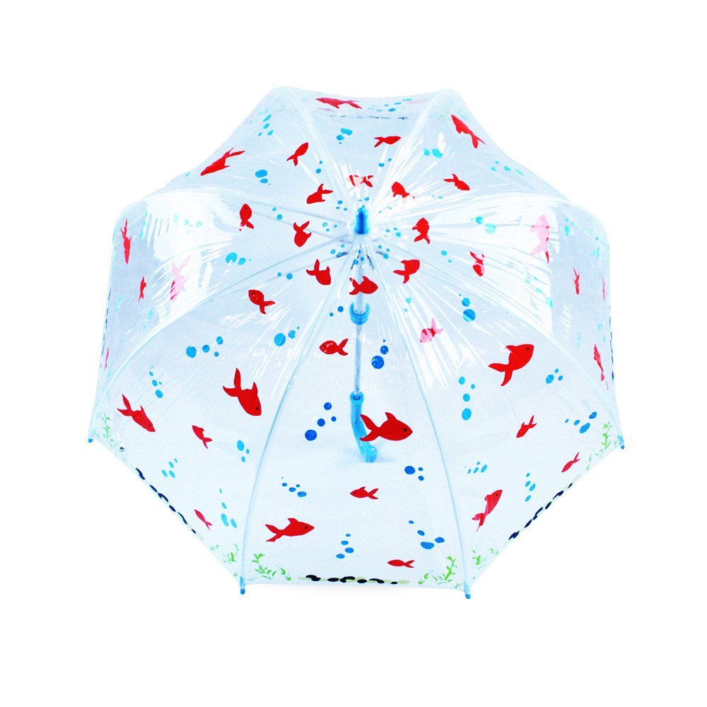 Fulton Gone Fishing Clear Dome Children's Umbrella Top Canopy
