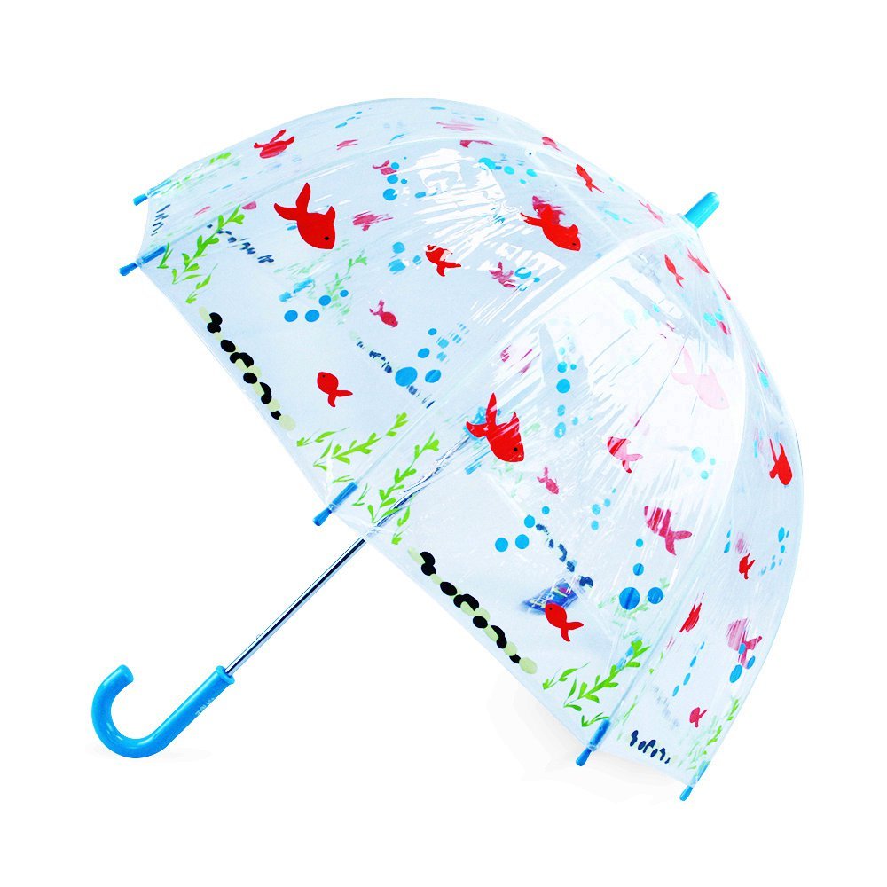 Fulton Gone Fishing Clear Dome Children's Umbrella Side Canopy