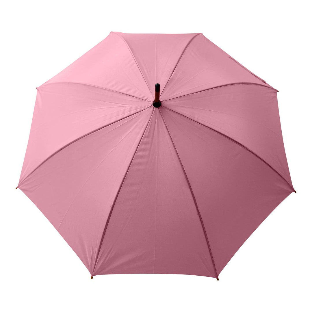 Coral Wood Stick Walking Umbrella