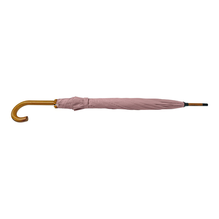 Blush Wood Stick Walking Umbrella