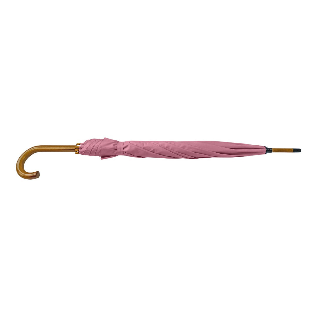 Coral Wood Stick Walking Umbrella
