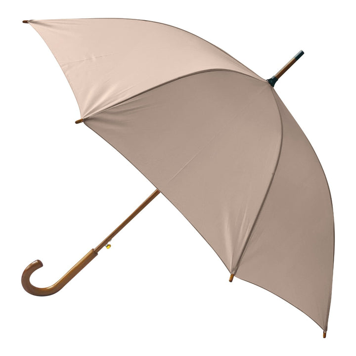 Peach Wood Stick Walking Umbrella