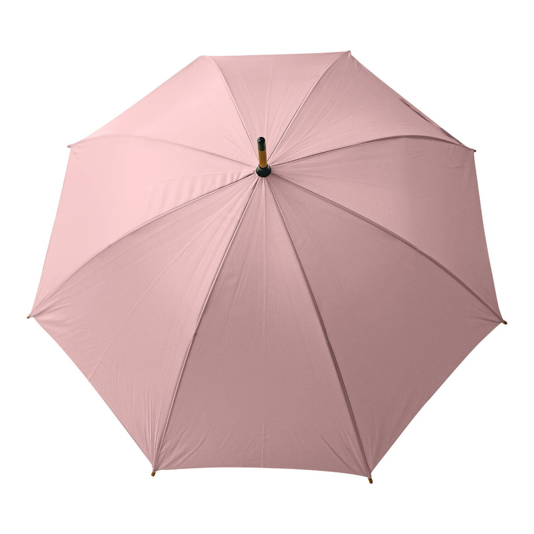 Blush Wood Stick Walking Umbrella