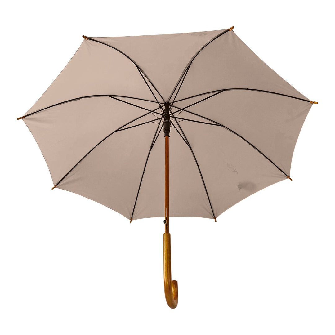 Peach Wood Stick Walking Umbrella