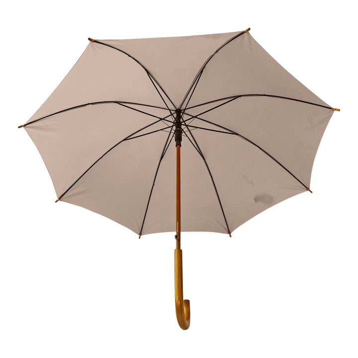 Peach Wood Stick Walking Umbrella