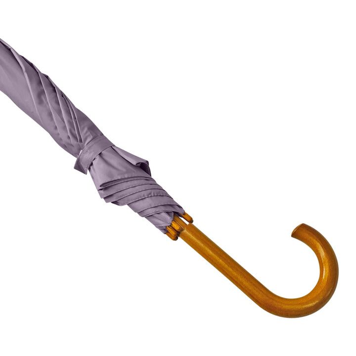 Lavender Wood Stick Walking Umbrella