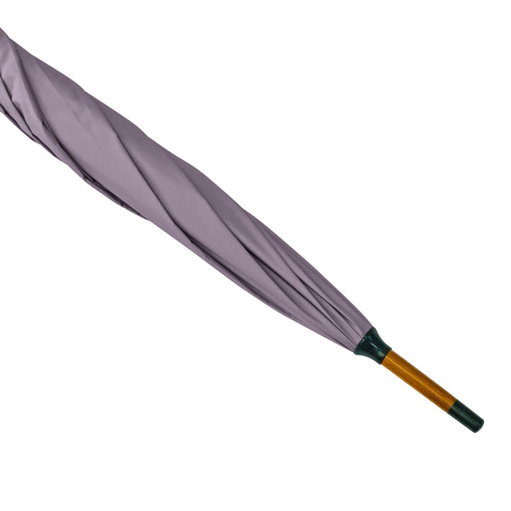 Lavender Wood Stick Walking Umbrella