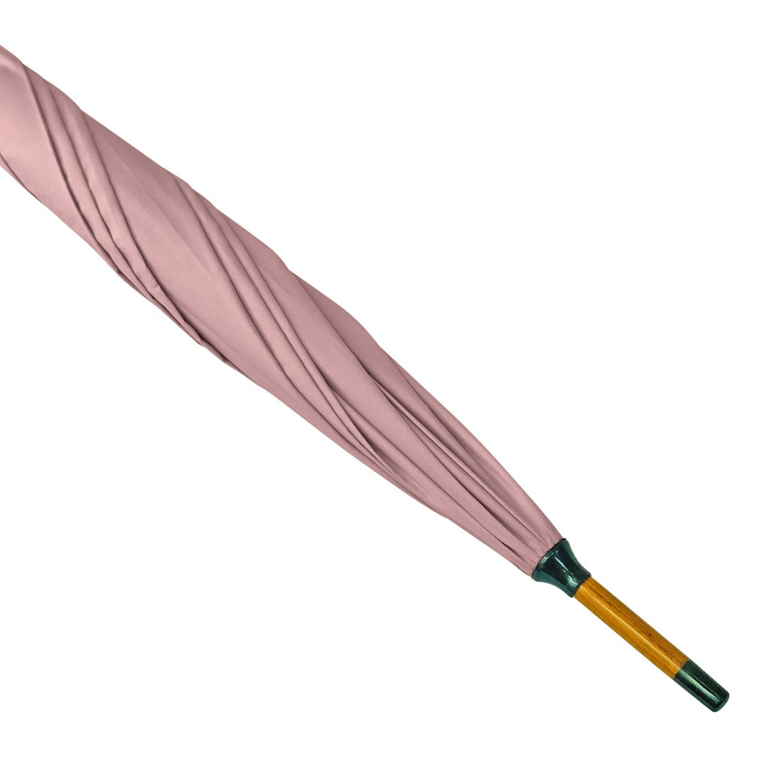 Blush Wood Stick Walking Umbrella