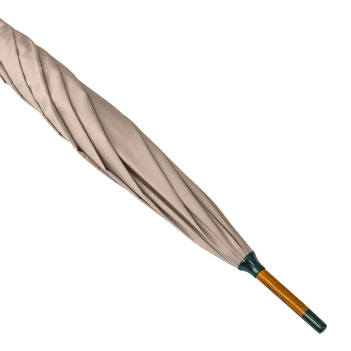 Peach Wood Stick Walking Umbrella