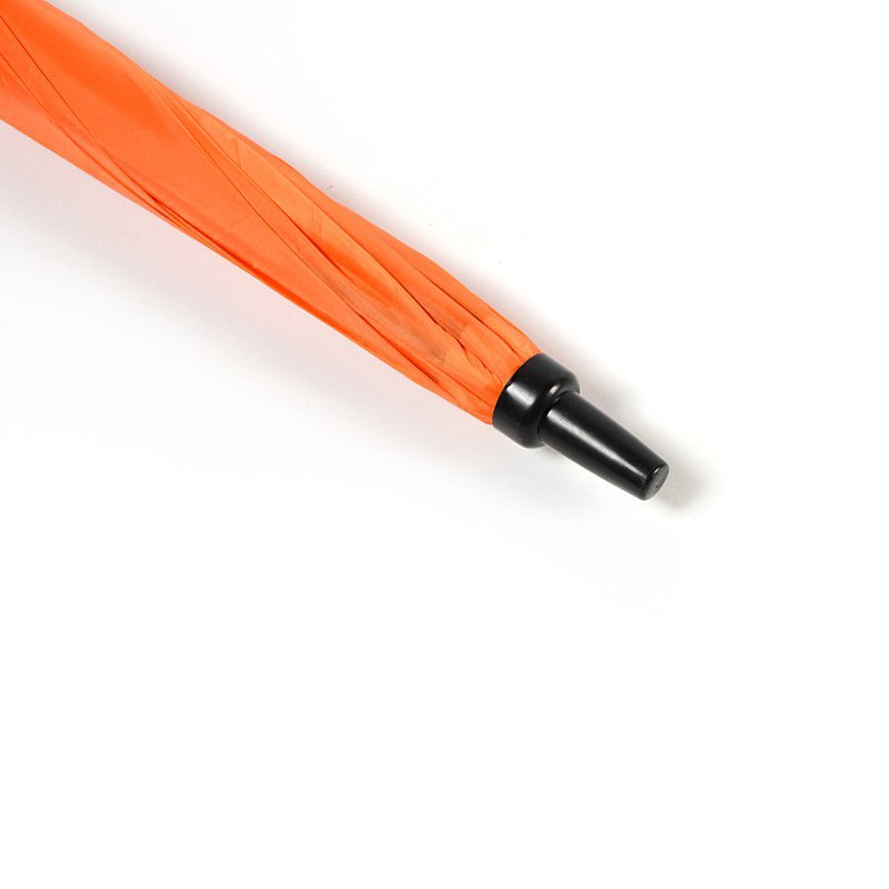 Orange Plain Cheap Golf Umbrella UK Tip