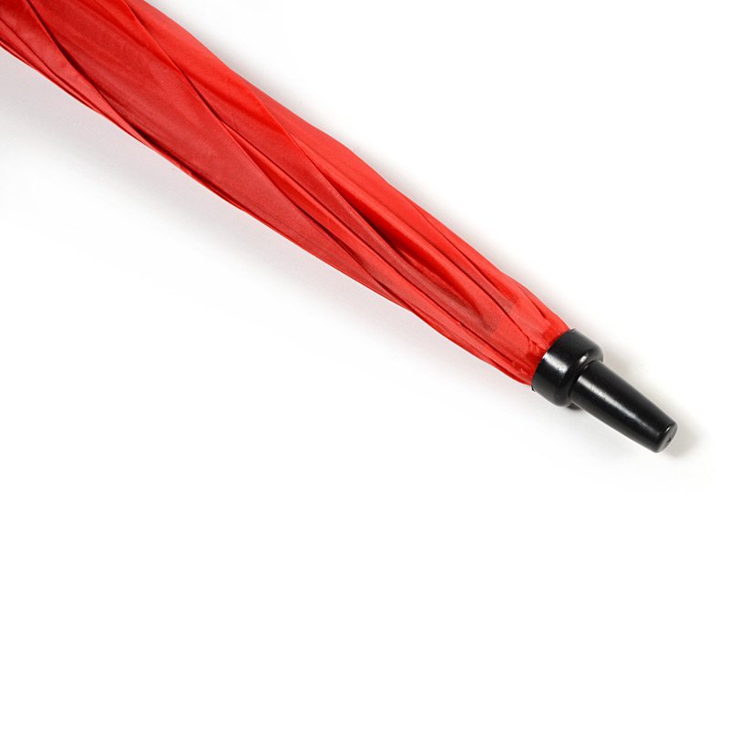 Red Plain Cheap Golf Umbrella UK Tip