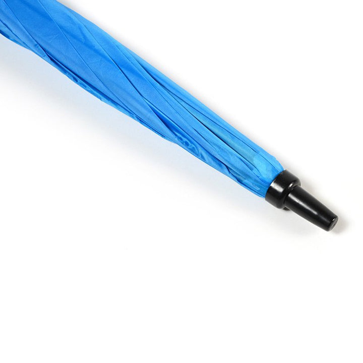 Sky Blue Plain Cheap Golf Umbrella UK Tip