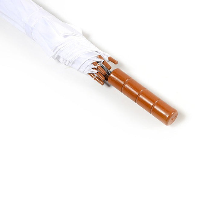 White Plain Cheap Jollybrolly Umbrella Handle