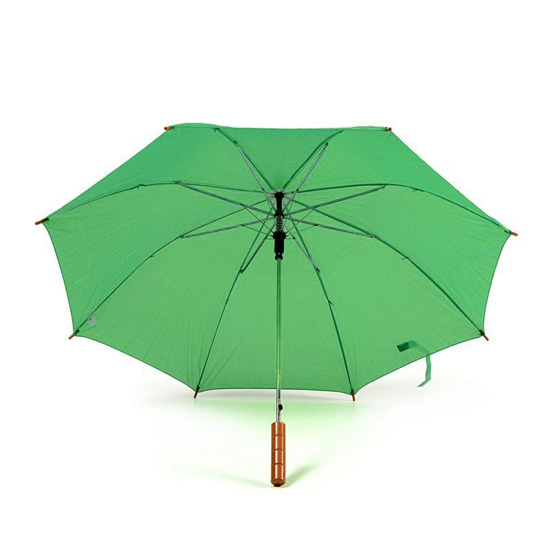 Shamrock Green Plain Cheap Jollybrolly Umbrella Under Canopy