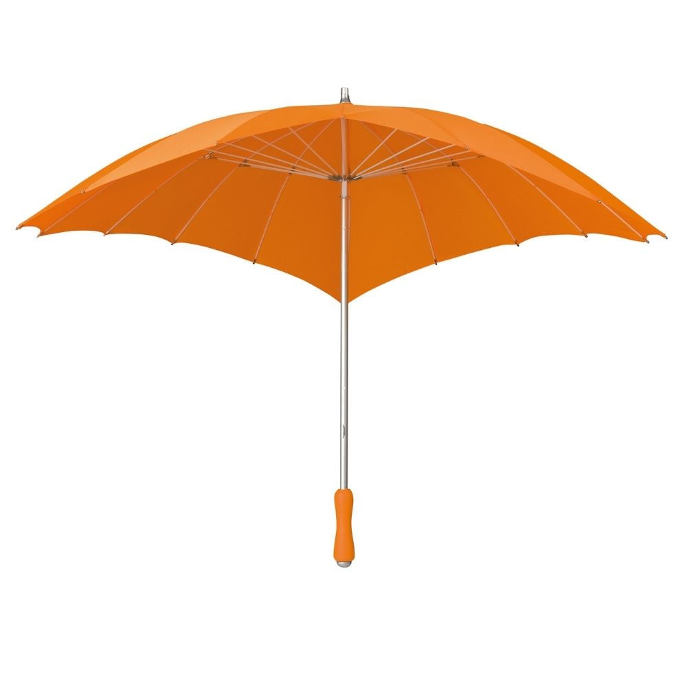 Orange Heart Umbrella by Impliva Side View