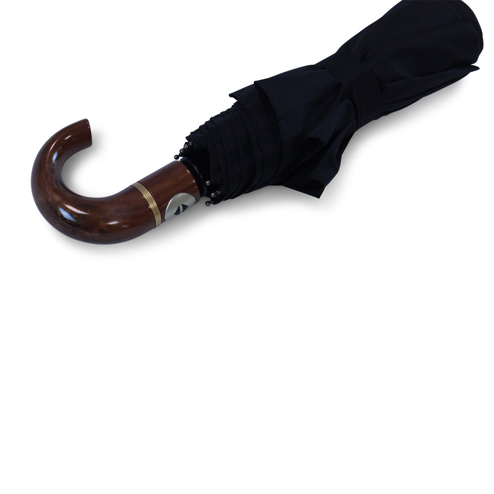 Galleria Collection Black Compact Gents Umbrella Handle