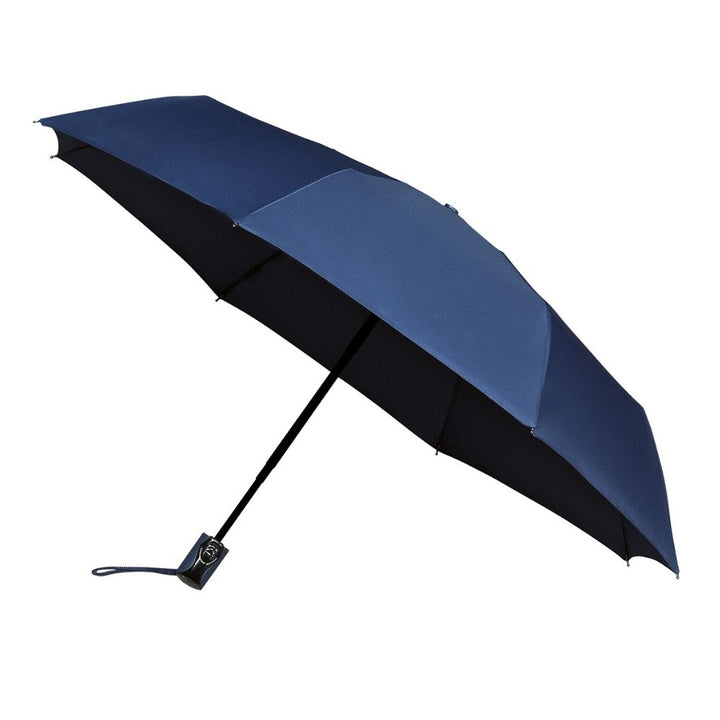 Navy miniMAX Windproof folding umbrella side view