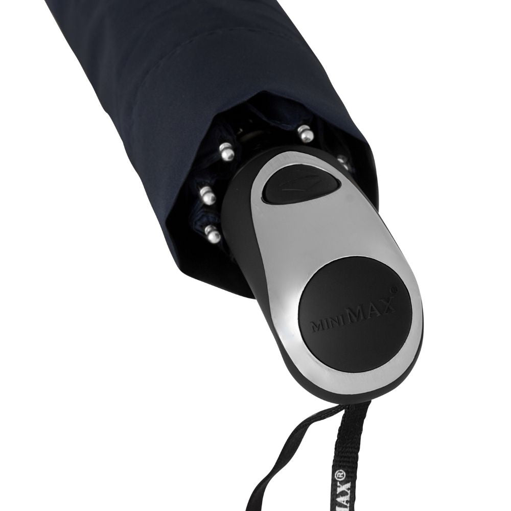 Black miniMAX Windproof folding umbrella Aluminium Handle