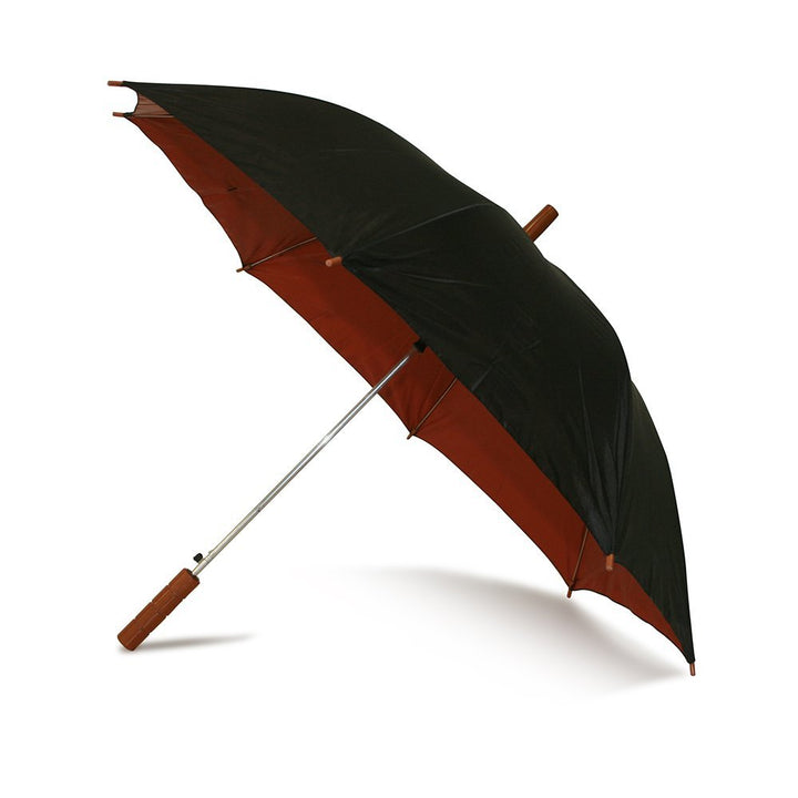 Plain Black and Brown Double Canopy Cheap Jollybrolly Umbrella Side Canopy
