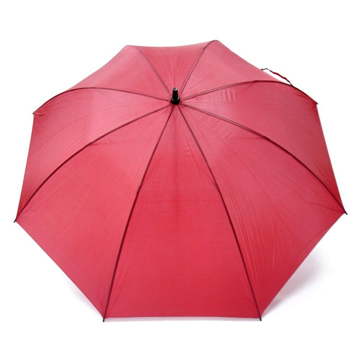 Wine Red Plain Cheap Golf Umbrella UK Top Canopy