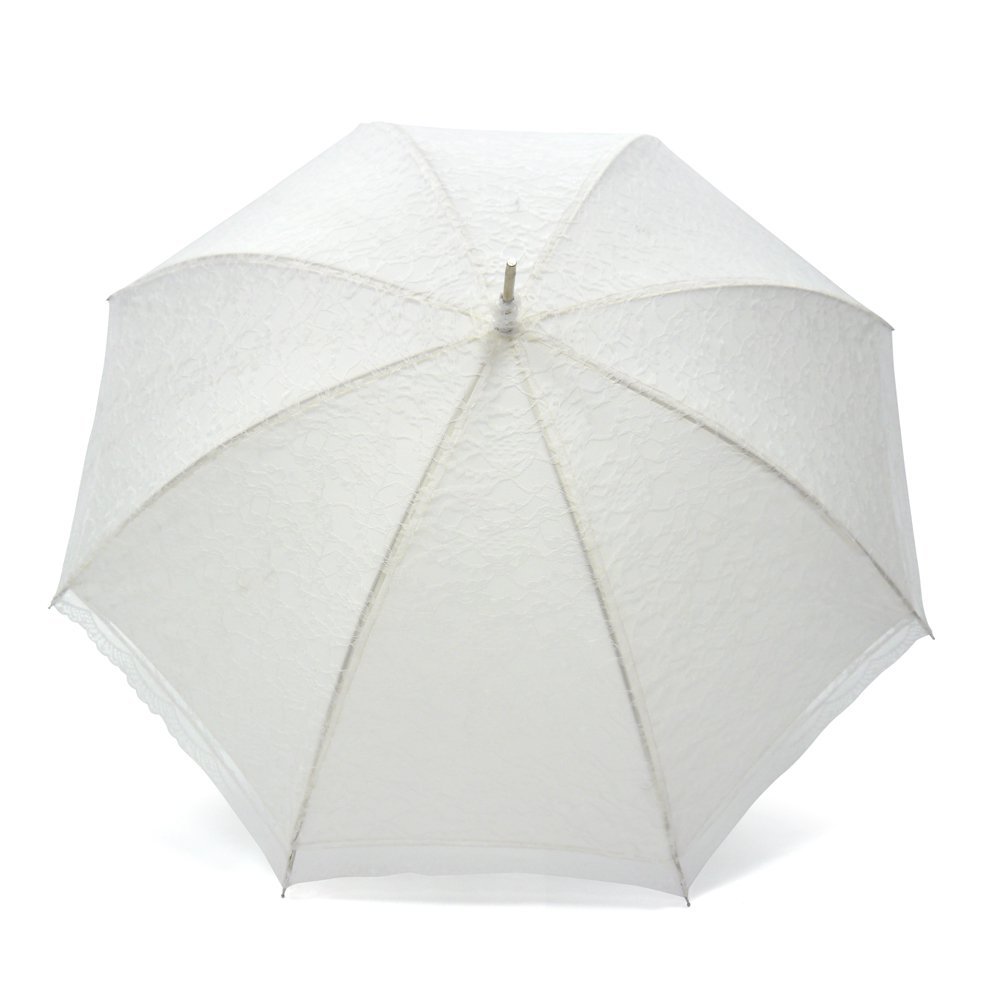 Cream Victorian Lace Ladies Wedding Umbrella Top Canopy