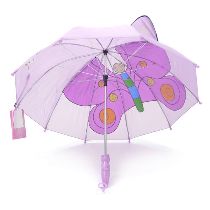 Kidorable Butterfly Kids Umbrella Under Canopy
