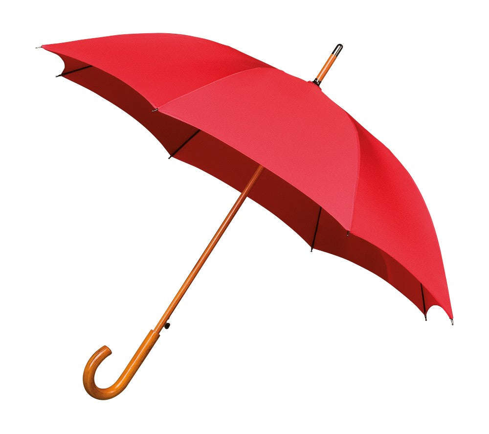 Falcone Red Walking Windproof Umbrella Side Canopy