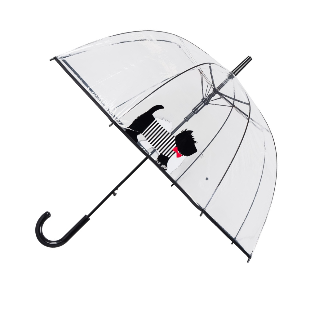 Scottish Terrier Clear Dome Umbrella Side Canopy
