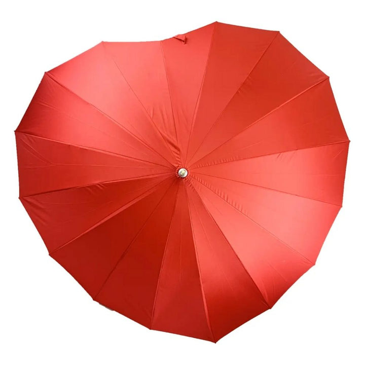 Soake Red Heart Shaped Umbrella Top Canopy